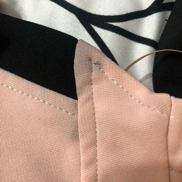 Pink and Black Bodycon Dress size Small - Picture 3 of 6